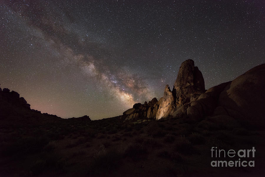 Alabama Hills Milky Way  Photograph by Michael Ver Sprill