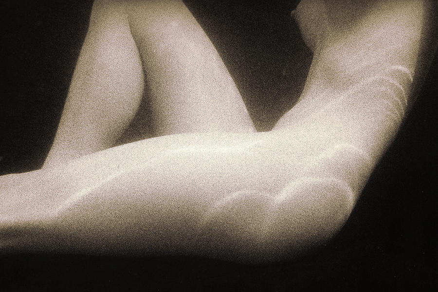 Nude Woman Underwater Alabaster Photograph