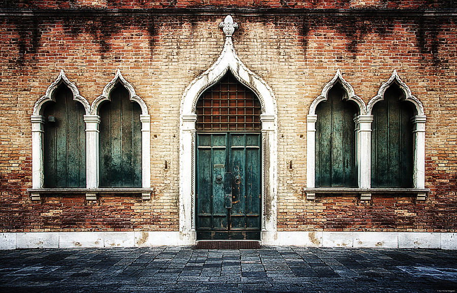 Brick Photograph - Aladdins Doorway by Ryan Wyckoff