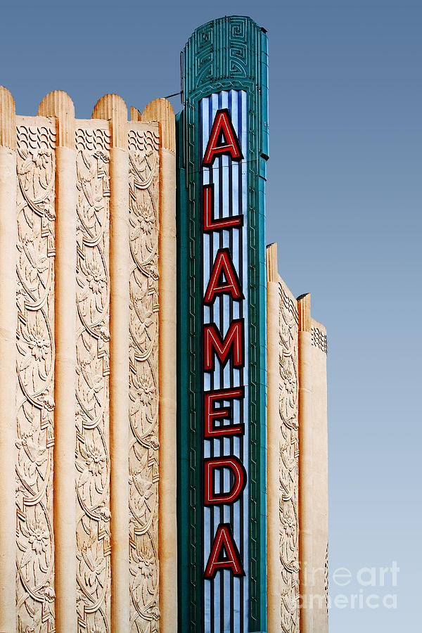 Alameda Movie Theater . Alameda California Photograph by Wingsdomain Art and Photography