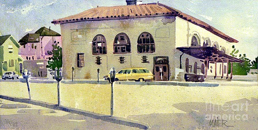 Alameda Post Office Painting by Donald Maier