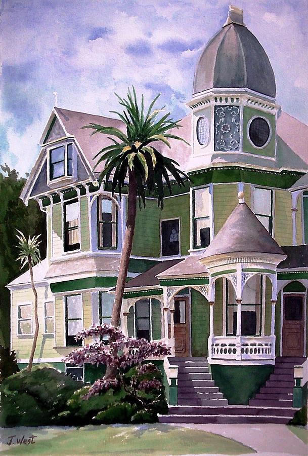 Alameda Victorian Painting by John West