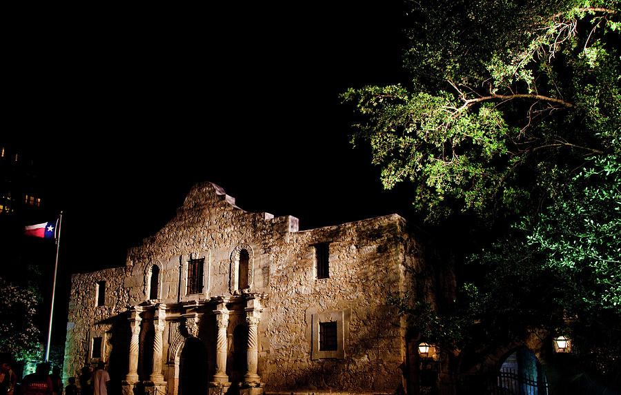 Alamo at night Photograph by Patrick  Flynn