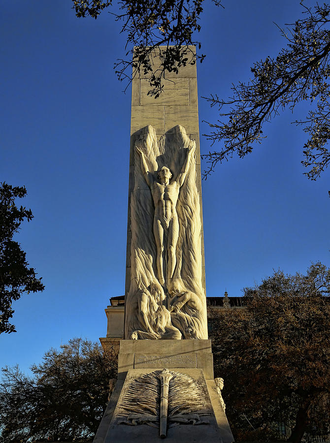 Alamo Cenotaph Monument 3 Photograph by Judy Vincent
