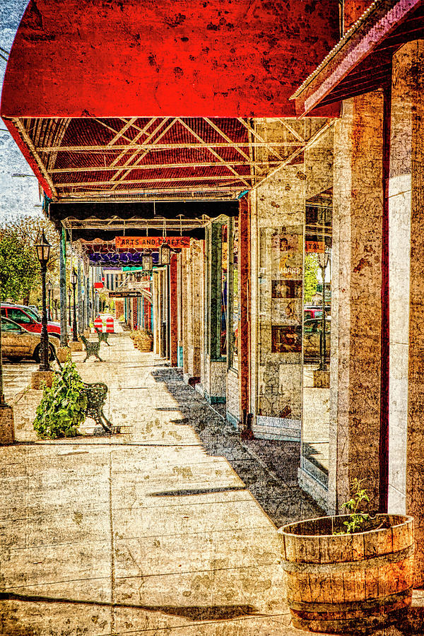 Alamogordo Sidewalk Photograph by Diana Powell