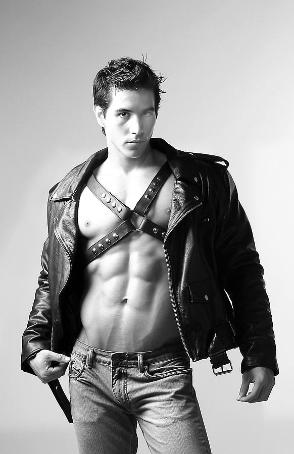 Alan in Leather Photograph by Dan Nelson