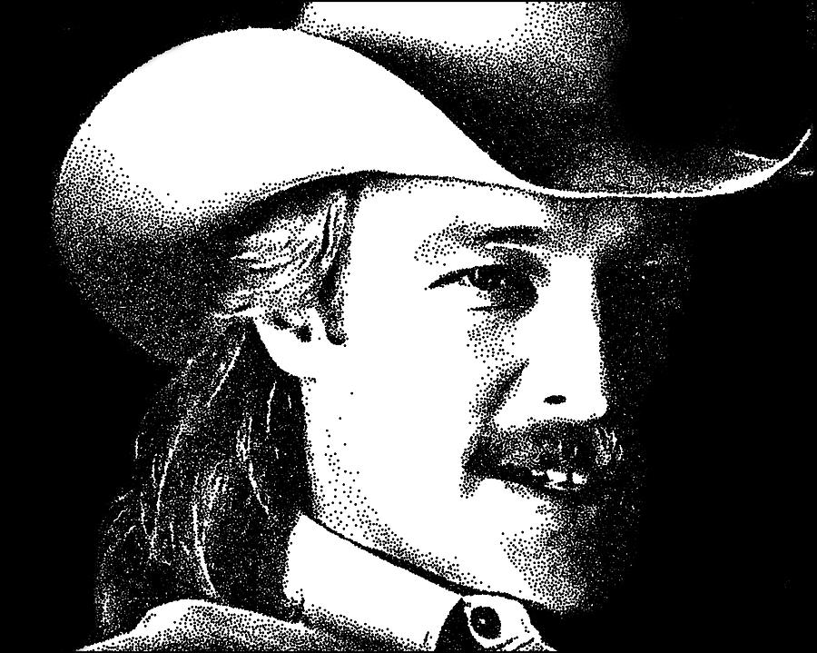 Alan Jackson Digital Art by Alexey Bazhan | Fine Art America