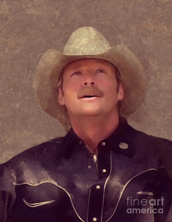 Alan Jackson, Country Music Legend Painting by Esoterica Art Agency ...