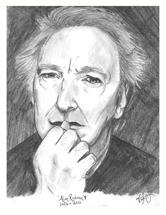 Drawing by Severus Snape Alan Rickman by GabrielKoiArt on DeviantArt
