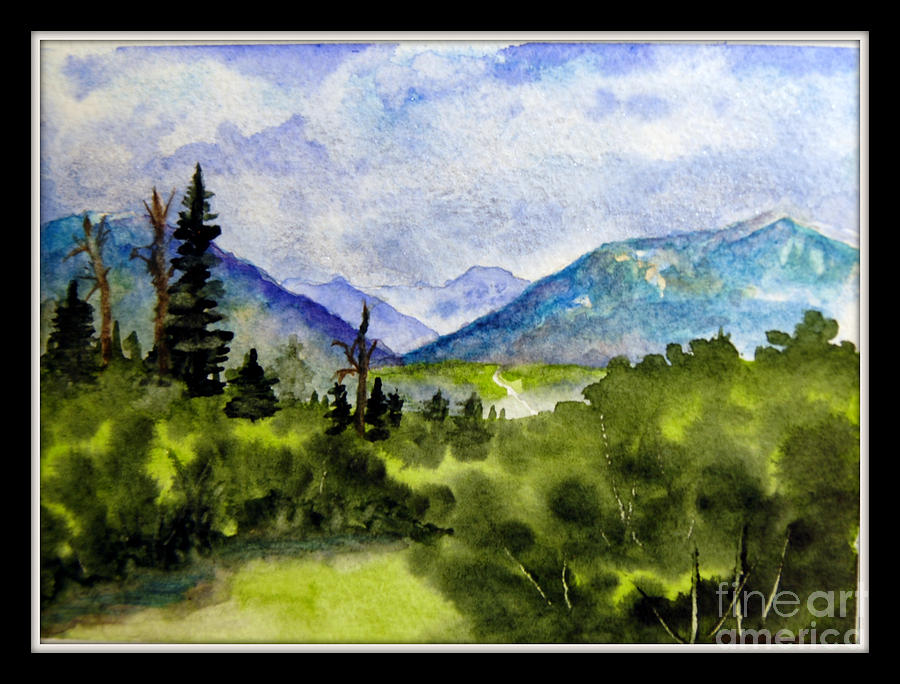 Alaska Beauty Painting by Janet Cruickshank