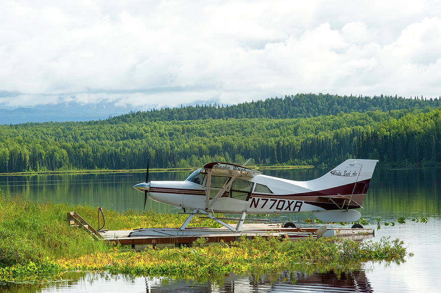 Alaska Bush Air on Fish Lake - Talkeetna, Alaska Photograph by Timothy ...