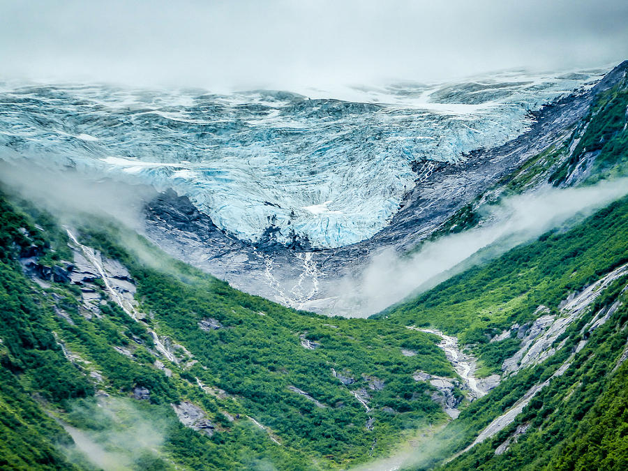 Alaska Ice Valley Photograph by Pamela Newcomb