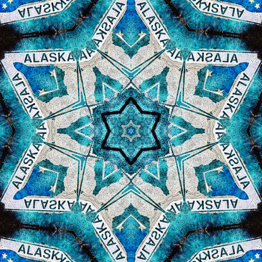 Alaska Fractal Kaleidoscope Photograph by Kathy Clark