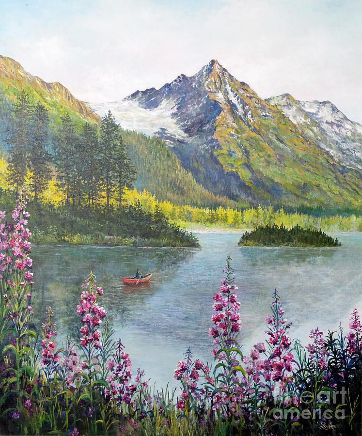 Alaska Painting by Lou Ann Bagnall