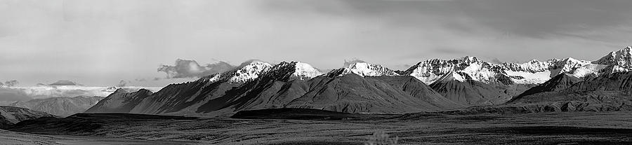 Mountain Photograph - Alaska Range Left Panel by Peter J Sucy