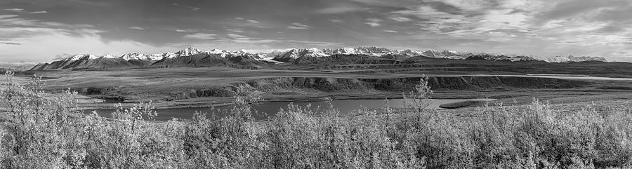 Alaska Range Pano 2 Photograph by Peter J Sucy