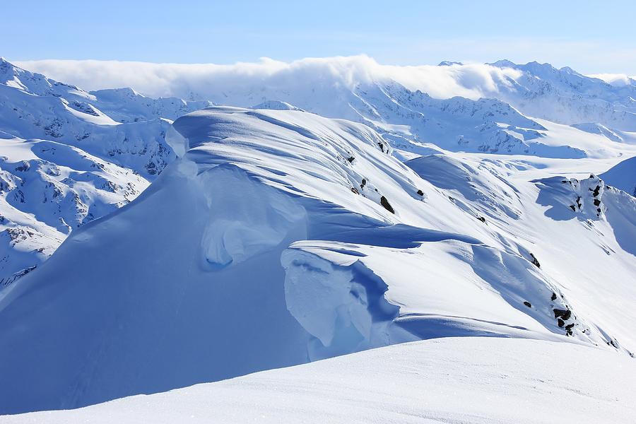 Alaska Range Winter Cornice Photograph By David Broome