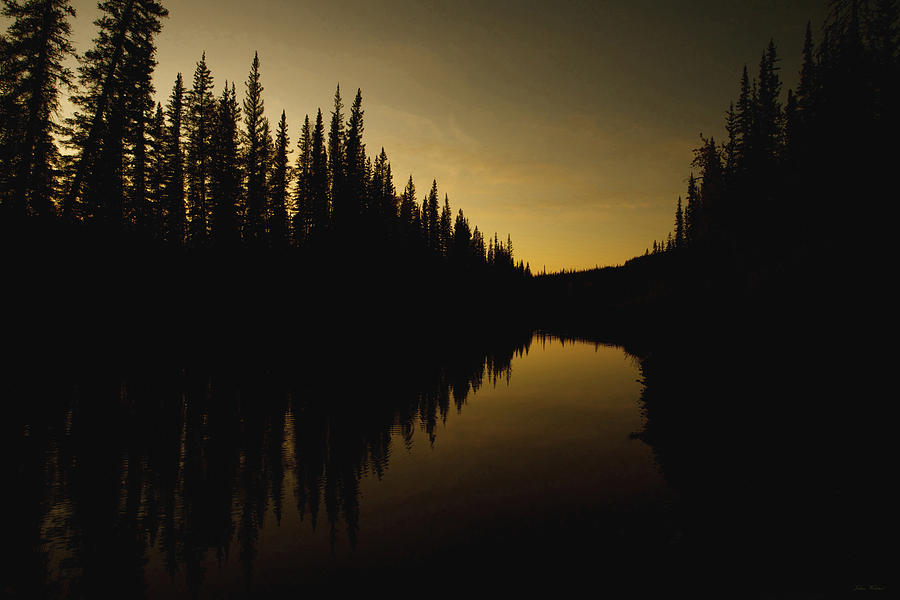 ALASKA River Silhouettes 1 Photograph by Julian Wicksteed