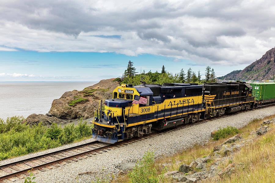 Alaska Train Photograph by Mike Centioli