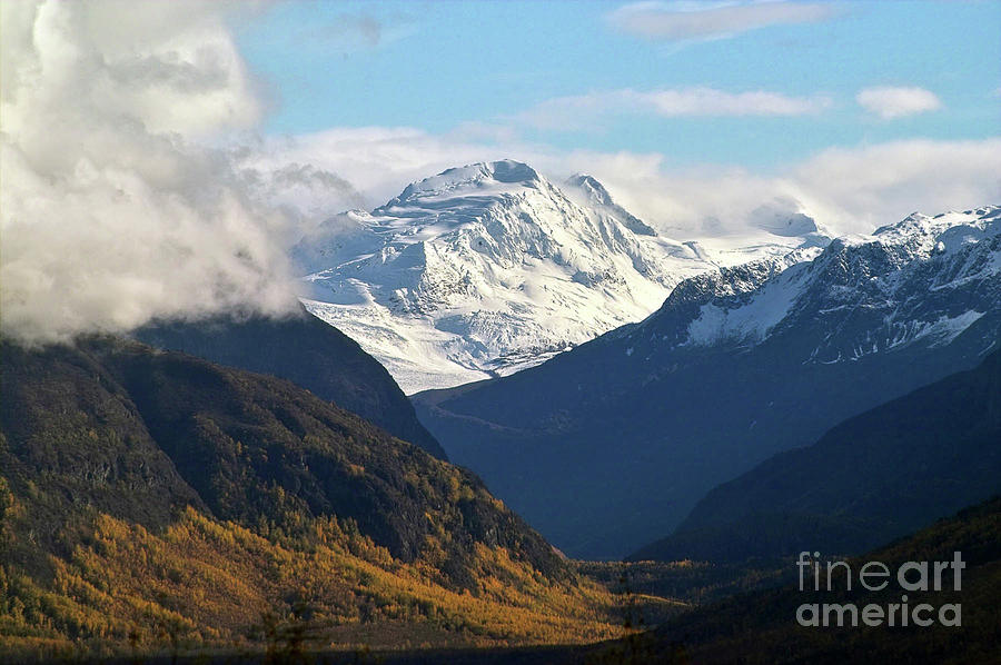 Alaska Valley in Fall Photograph by Kimberly Blom-Roemer