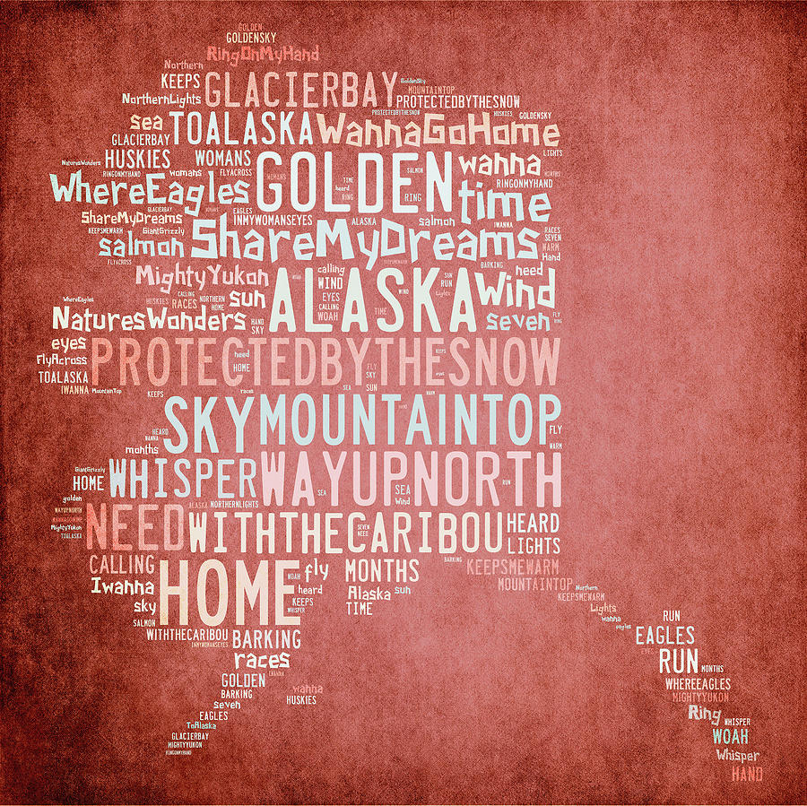 Alaska - Where Eagles Fly Digital Art by Paulette B Wright