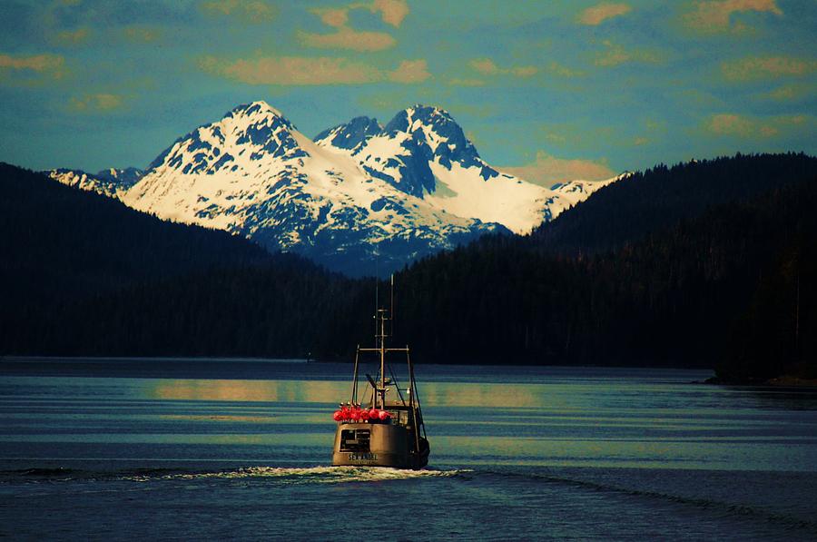 Mountain Photograph - Alaskan Cruise by Helen Carson