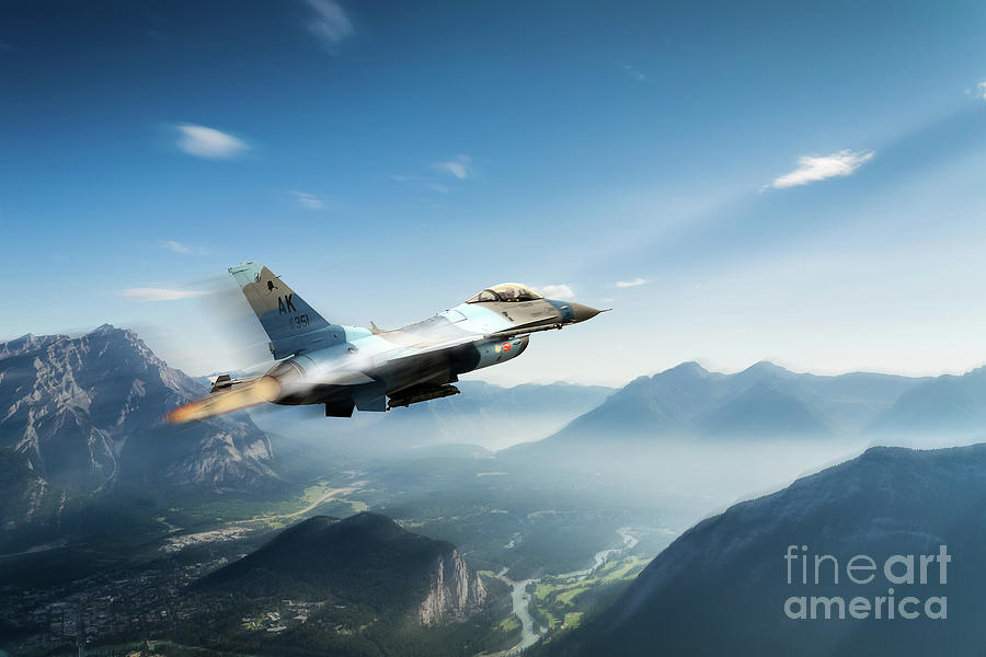 Alaskan Falcon Digital Art by Airpower Art