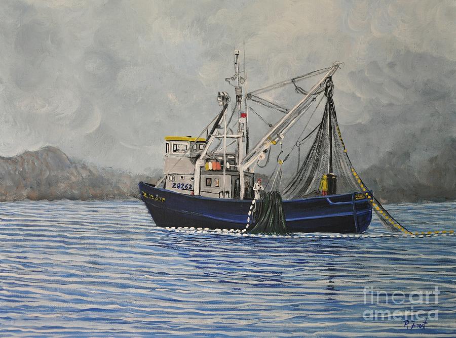 Alaskan Fishing Painting by Reb Frost