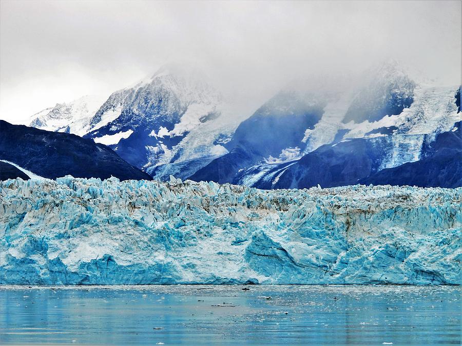 Nature Photograph - Alaskan Glacier Blue Mood by Tom Horsch Photography