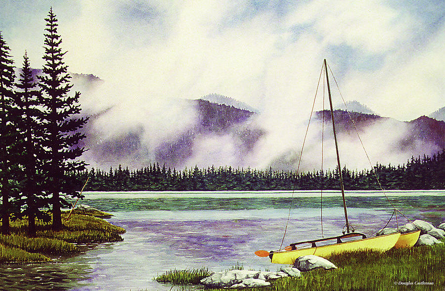 Alaskan Lake Painting by Douglas Castleman