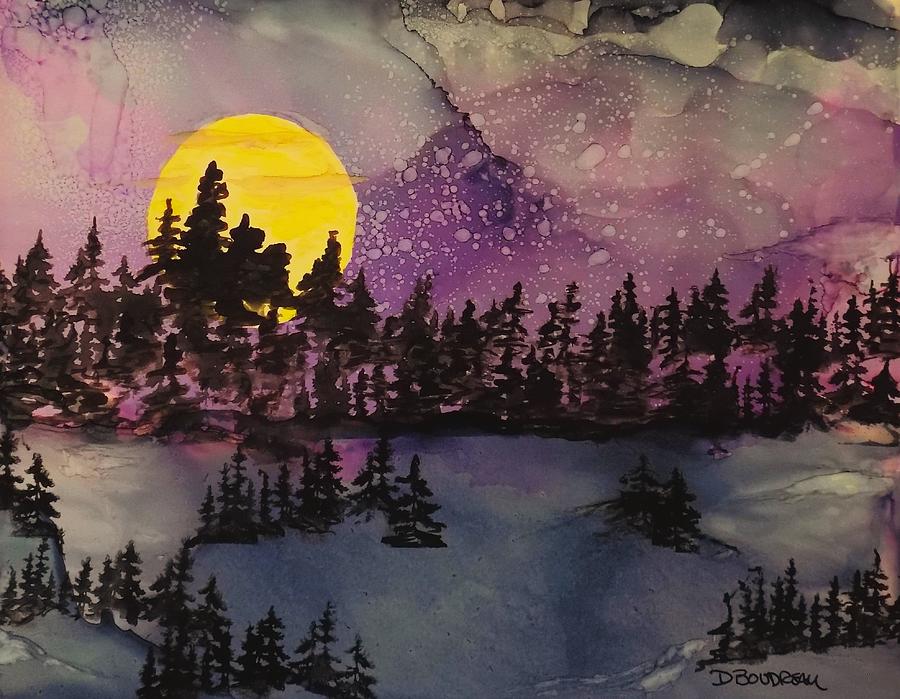 Fantasy Painting - Alaskan Nights by Debora Boudreau