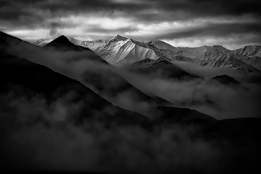 Denali National Park Photograph - Alaskan Peak In The Shadows by Rick Berk
