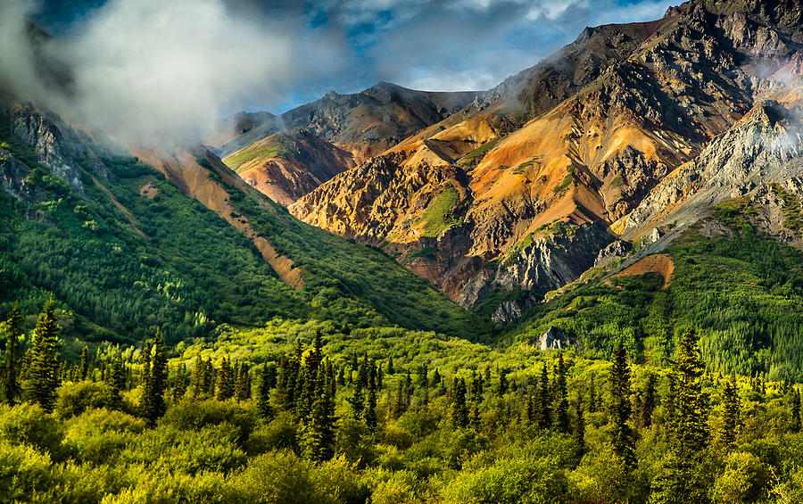 Alaskan Range Photograph by Susanne Nichols | Fine Art America