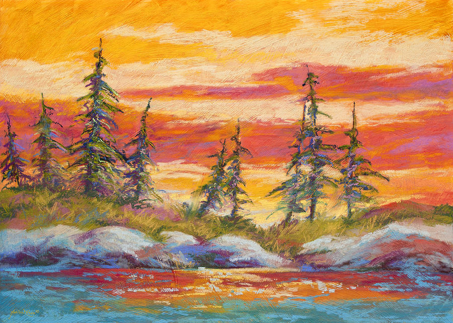 Alaskan Skies Pastel by Marion Rose