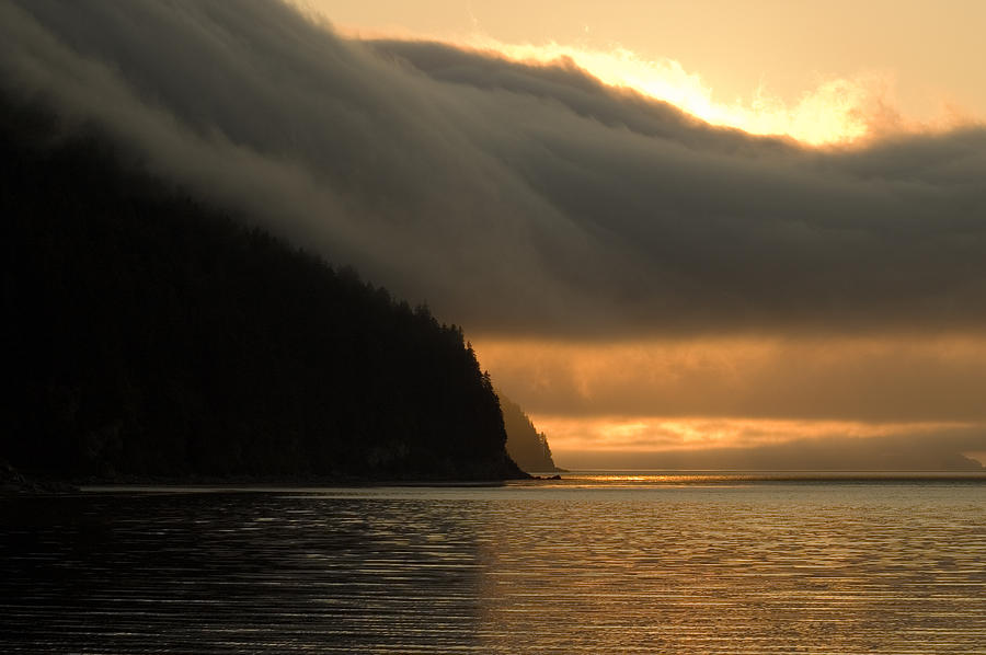 Alaskan Sunset Photograph by Harry Spitz