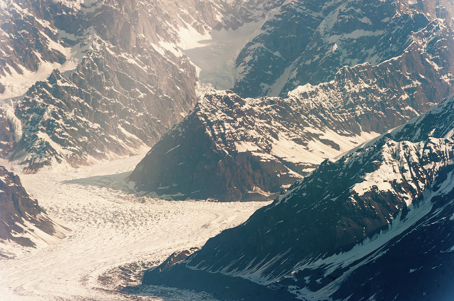  Alasks Glacier range Denali Nation Park  Photograph by Charles McCleanon
