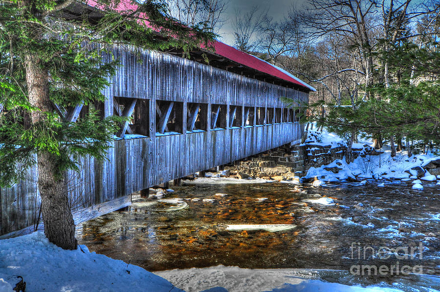 Albany Covered Bridge Photograph by Steve Brown