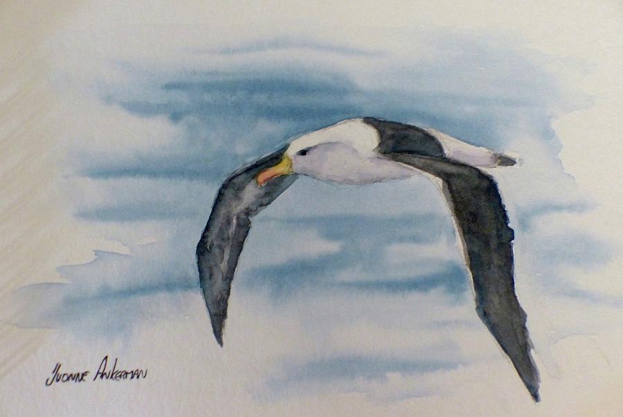 Albatross Painting by Yvonne Ankerman