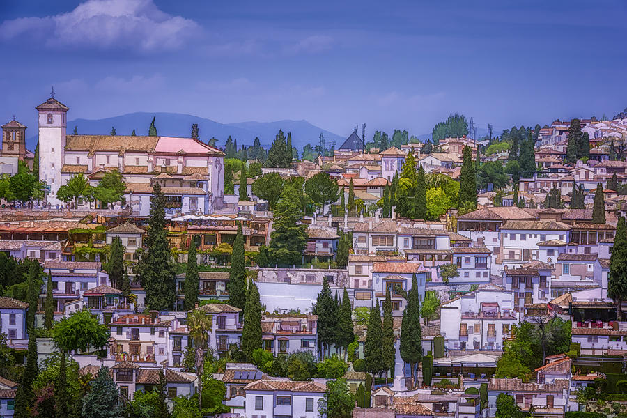 Architecture Photograph - Albayzin View Granada by Joan Carroll