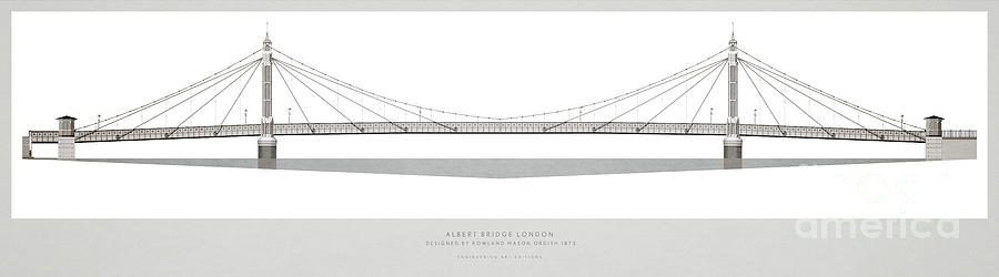Albert Bridge London Digital Art