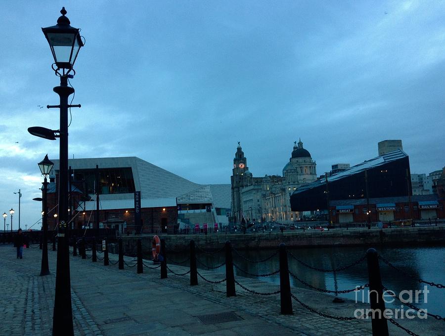 Albert Dock at Dusk Photograph by Joan-Violet Stretch