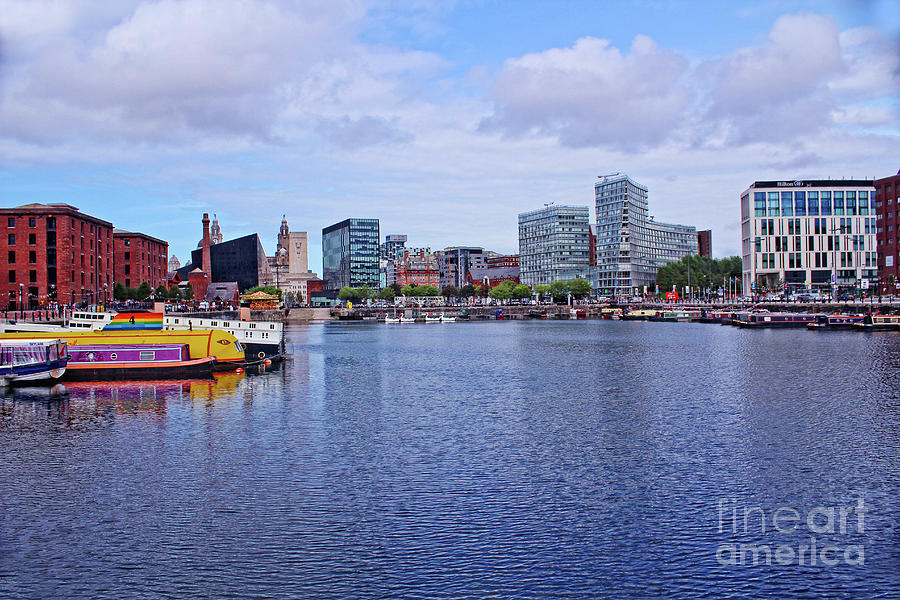 Albert Dock From The River Mersey Photograph by Doc Braham