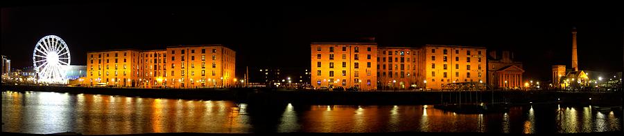 The Beatles Photograph - Albert Dock Liverpool Panorama by Steve Kearns