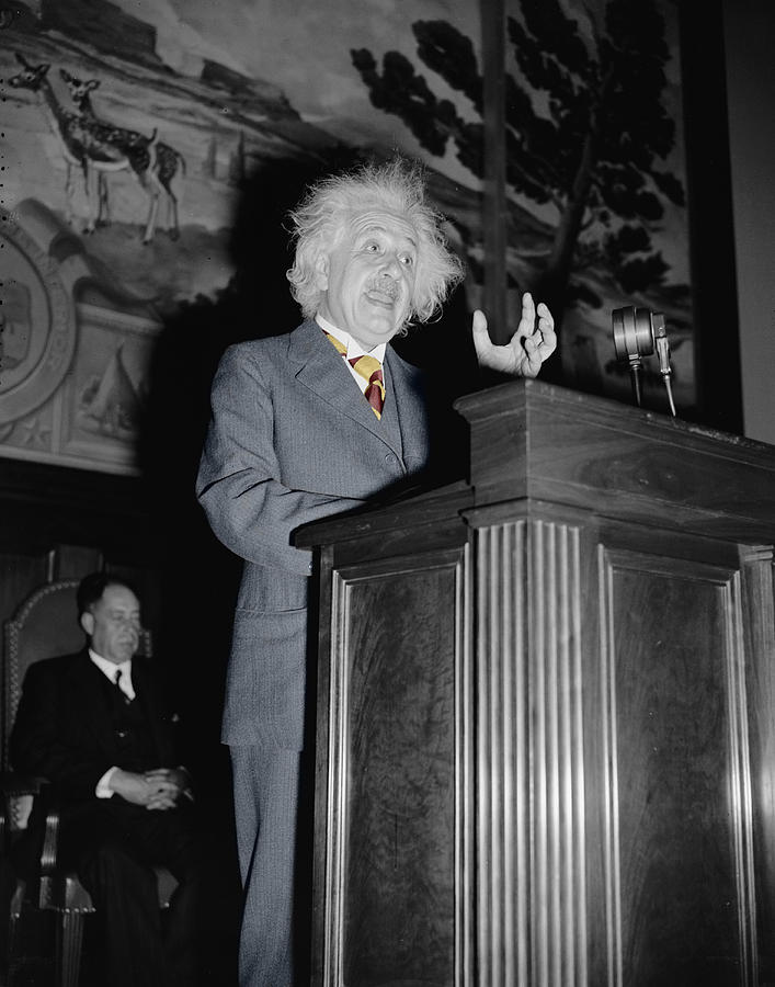 Albert Einstein Photograph by Andrew Fare