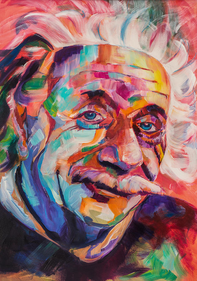 Albert Einstein Painting - Albert Einstein by Dima Mogilevsky