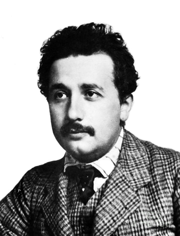 Albert Einstein Photograph - Albert Einstein, Theory Of Relativity by Science Source