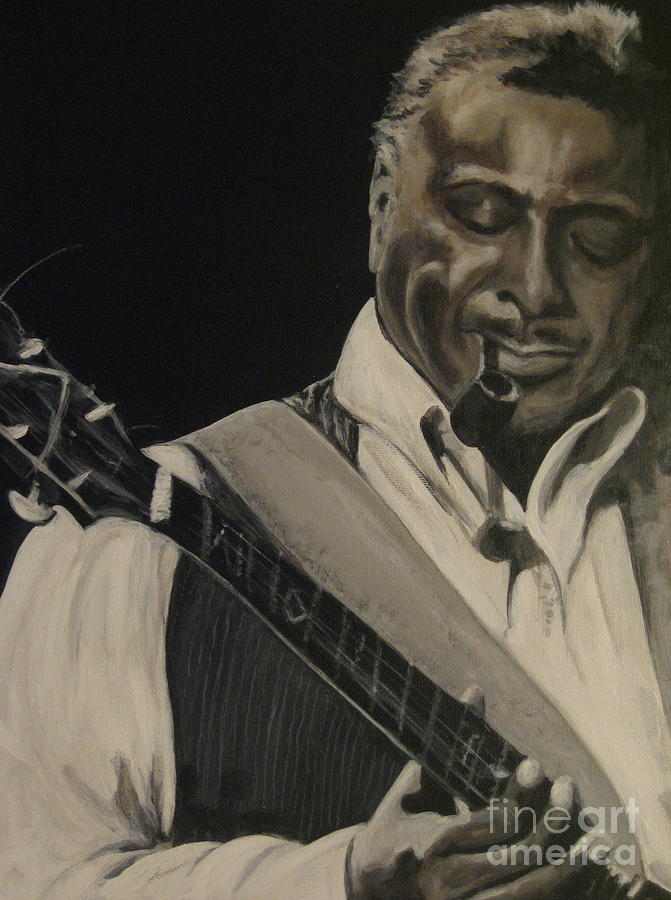 Albert King Painting by Roberta Voss