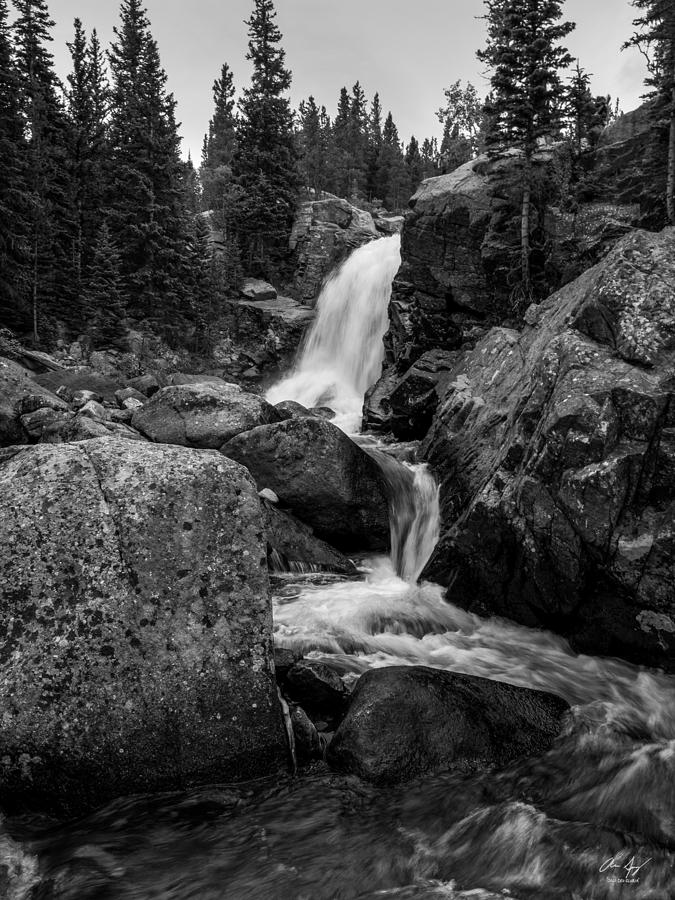 Alberta Falls Photograph by Aaron Spong