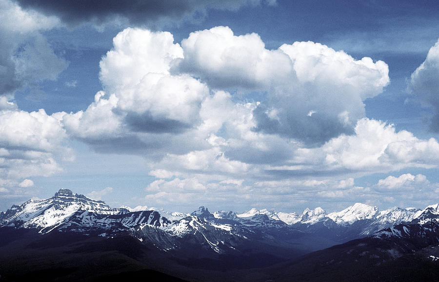 Alberta Mountain Panorama Photograph by Steve Somerville