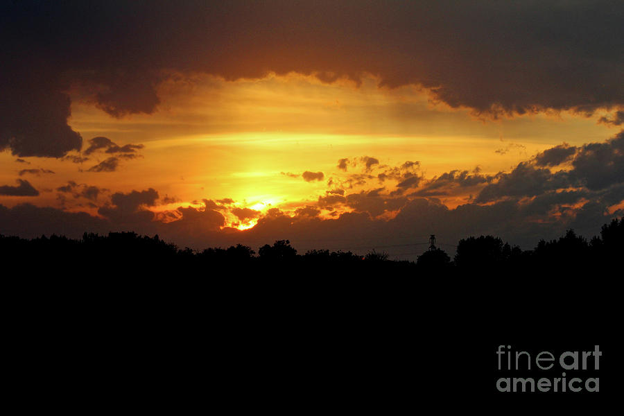 Alberta Sunset Photograph by Ann E Robson